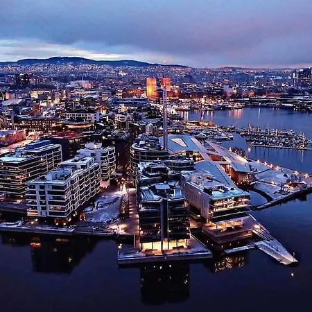 Apartment Private At Tjuvholmen W/ Private Balcony Oslo