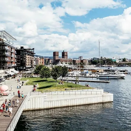 Private At Tjuvholmen W/ Private Balcony 奥斯陆